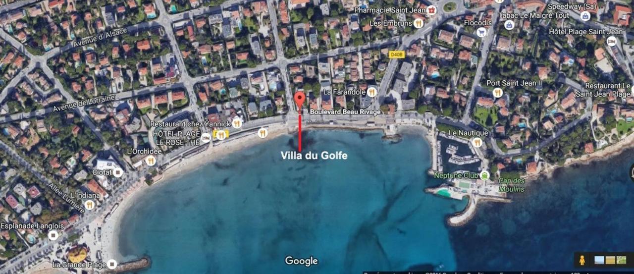 Villa Du Golfe - Studio Saint Jean Ла-Сьйота Екстер'єр фото